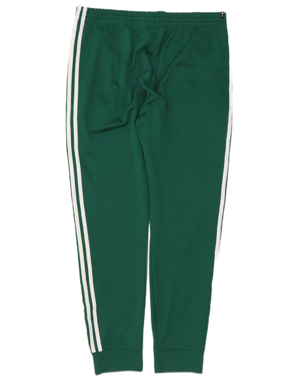 Adidas Herren-Trainingshose, Jogginghose, Größe L, Grün, Polyester