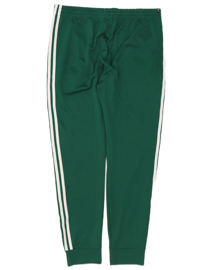 Adidas Herren-Trainingshose, Jogginghose, Größe L, Grün, Polyester