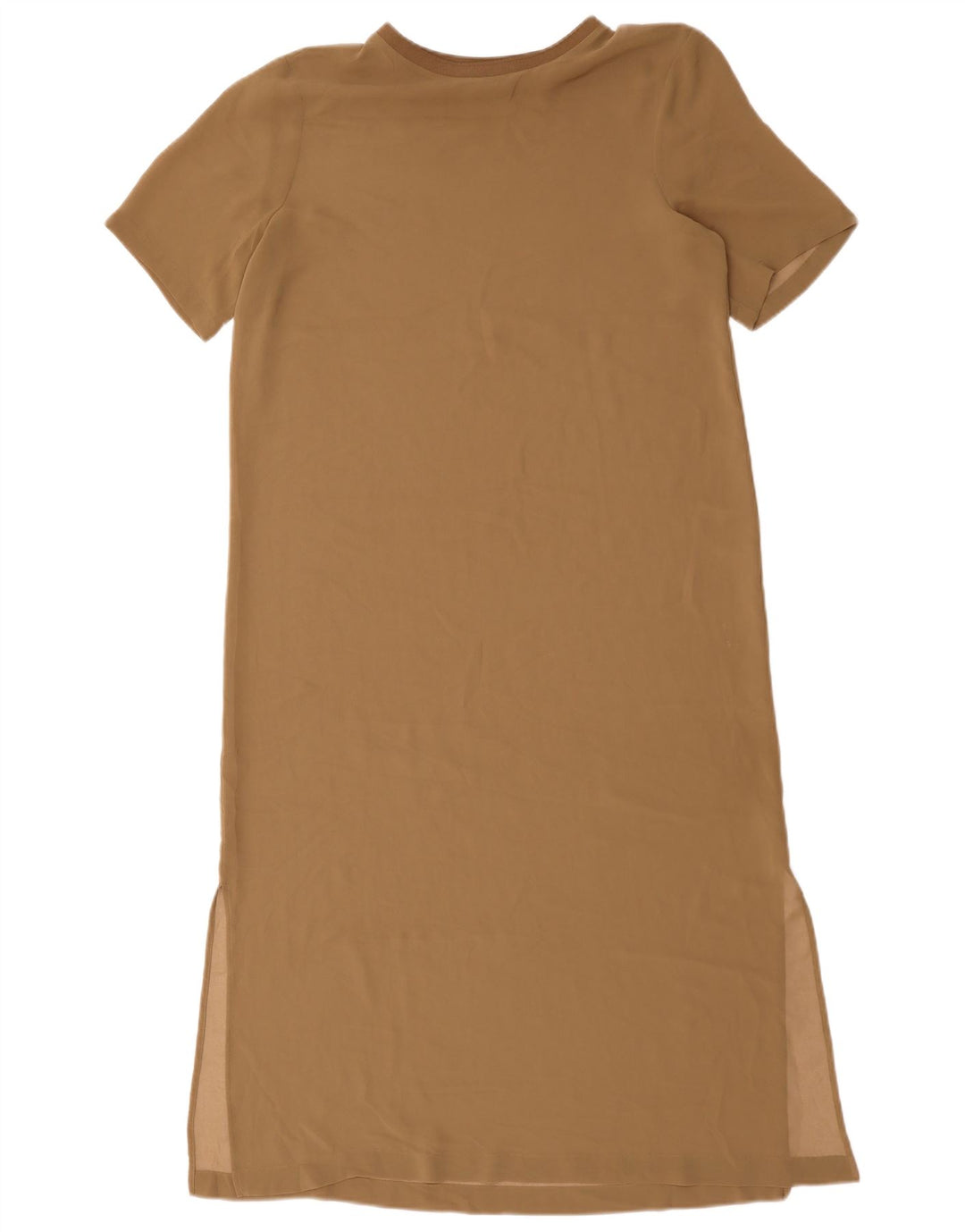 Zara Damen Maxikleid UK 14 Medium Beige