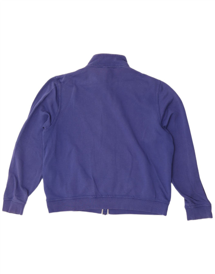 Nike Herren-Trainingsanzug-Top-Jacke XL, blaue Baumwolle