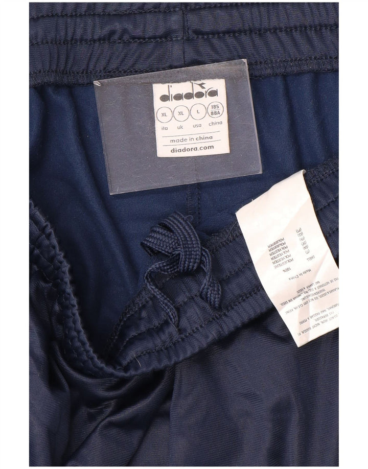 DIADORA Herren-Trainingshose, Jogginghose, XL, Marineblau, Polyester