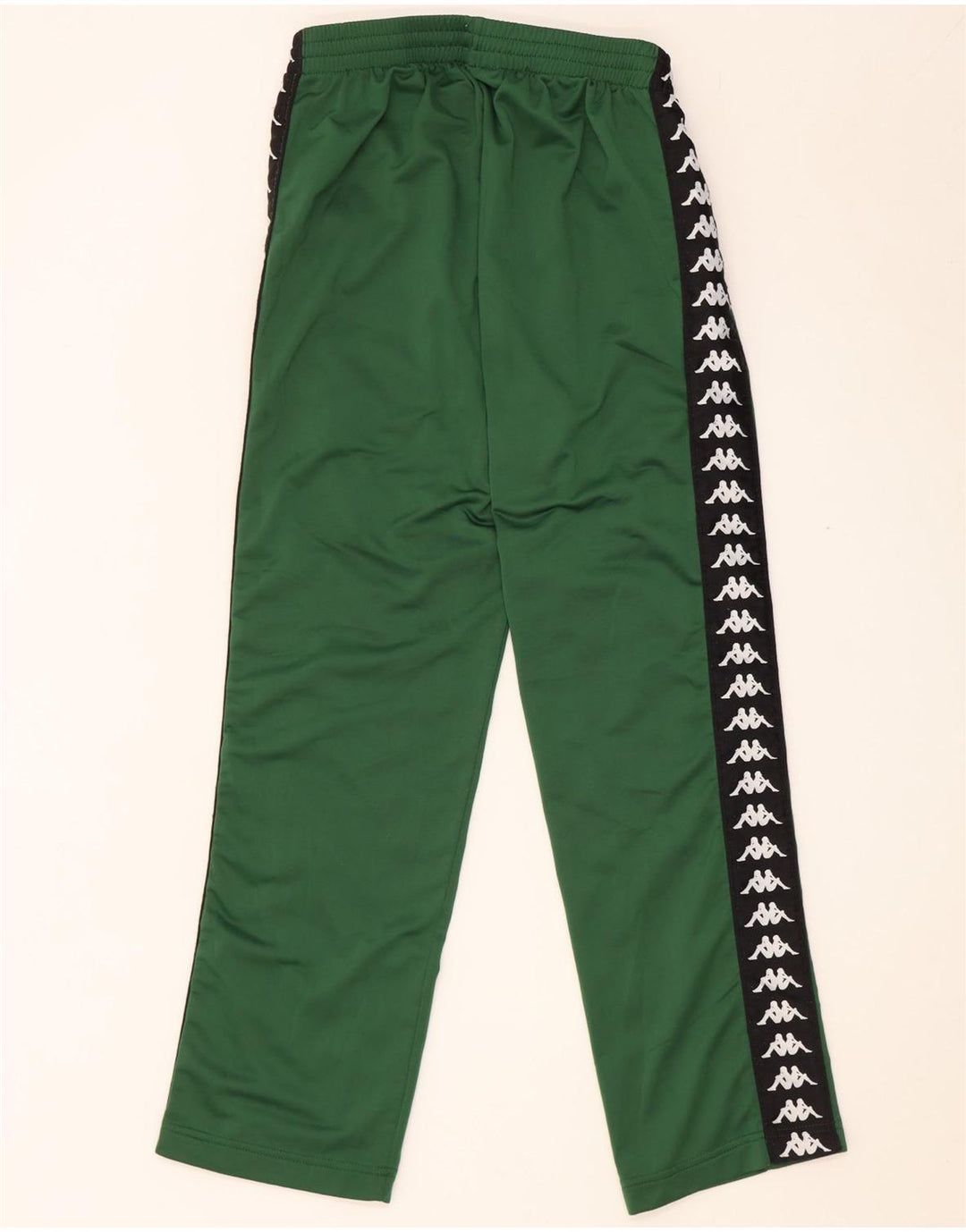 Kappa Herren-Trainingshose mit Grafik, mittelgrünes Farbblock-Polyester
