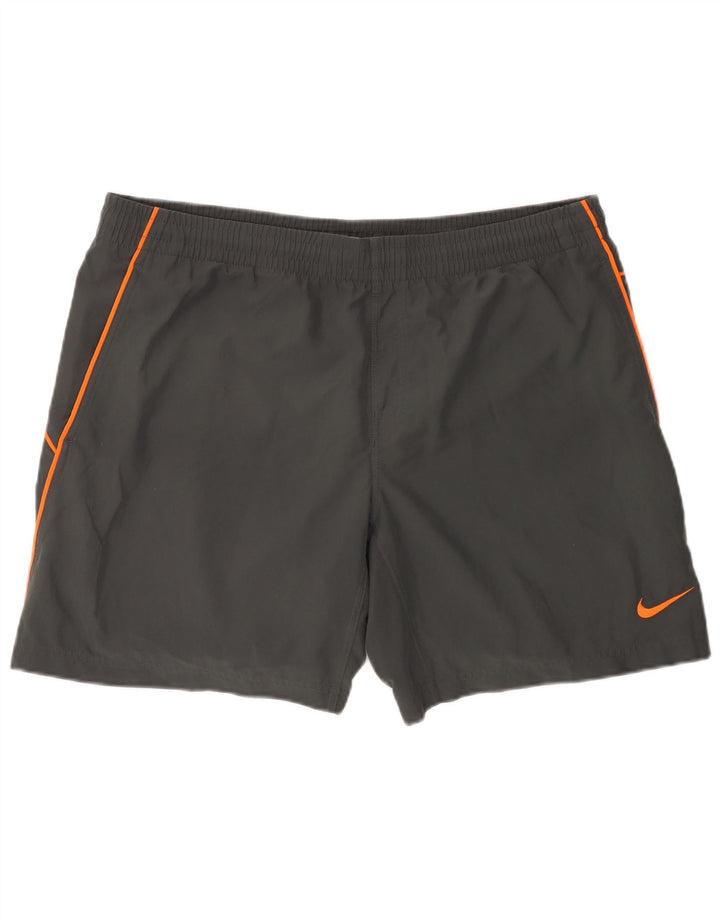 Nike Herren Sportshorts XL Grau Polyester
