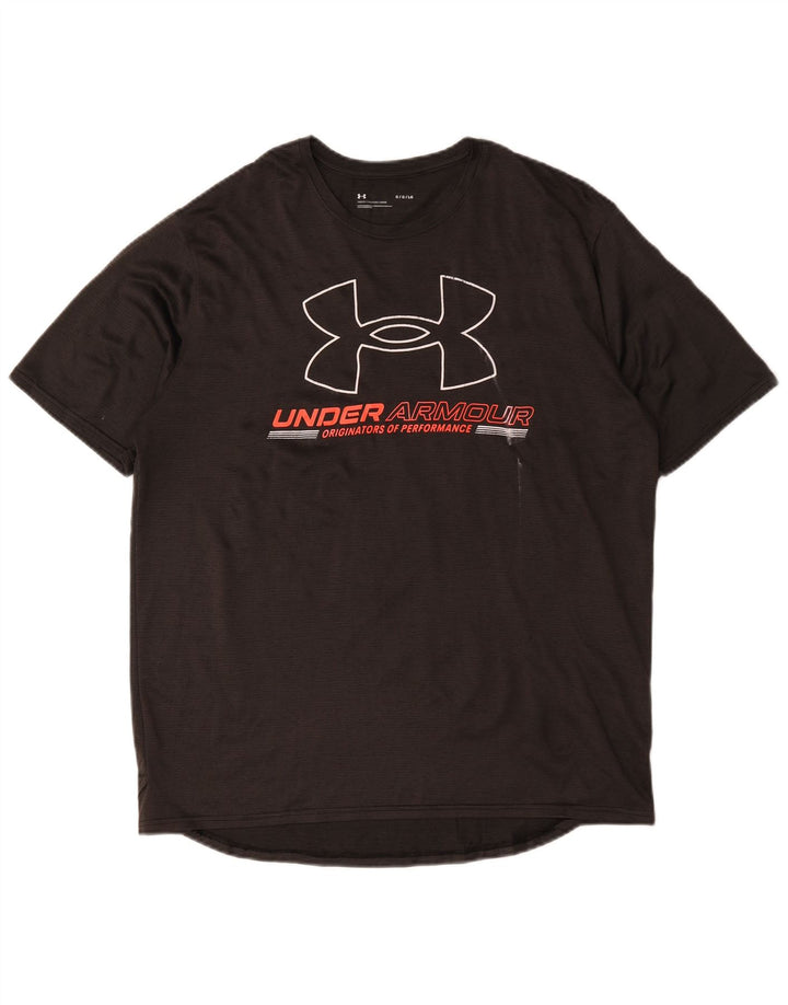 Under Armour Herren-T-Shirt mit Grafik, Größe L, Schwarz