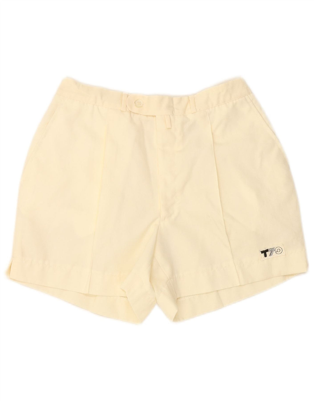 VINTAGE Damen Chinoshorts W26 Small Off White