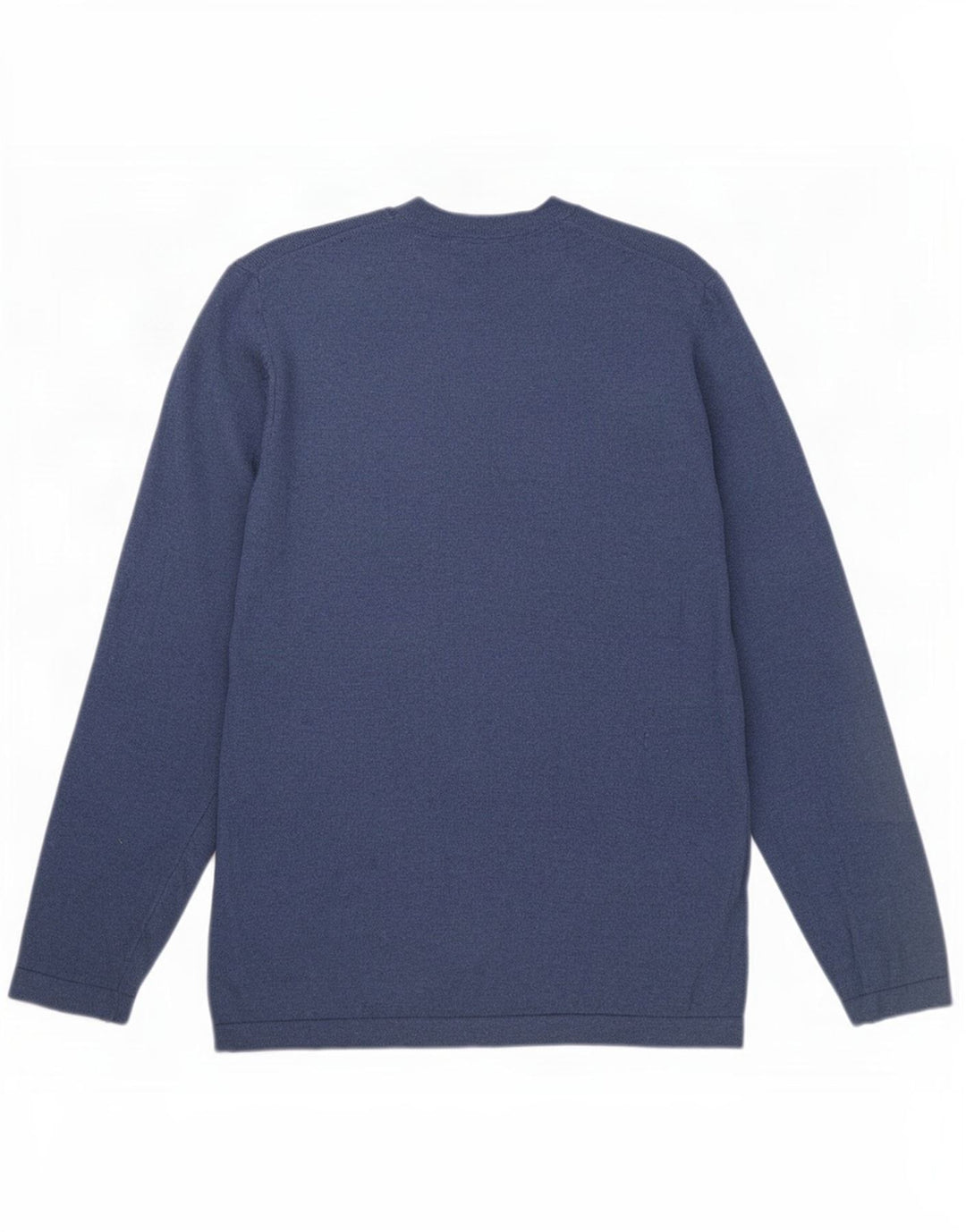 Eddie Bauer Herren-Pullover mit V-Ausschnitt, Größe S, blaue Baumwolle