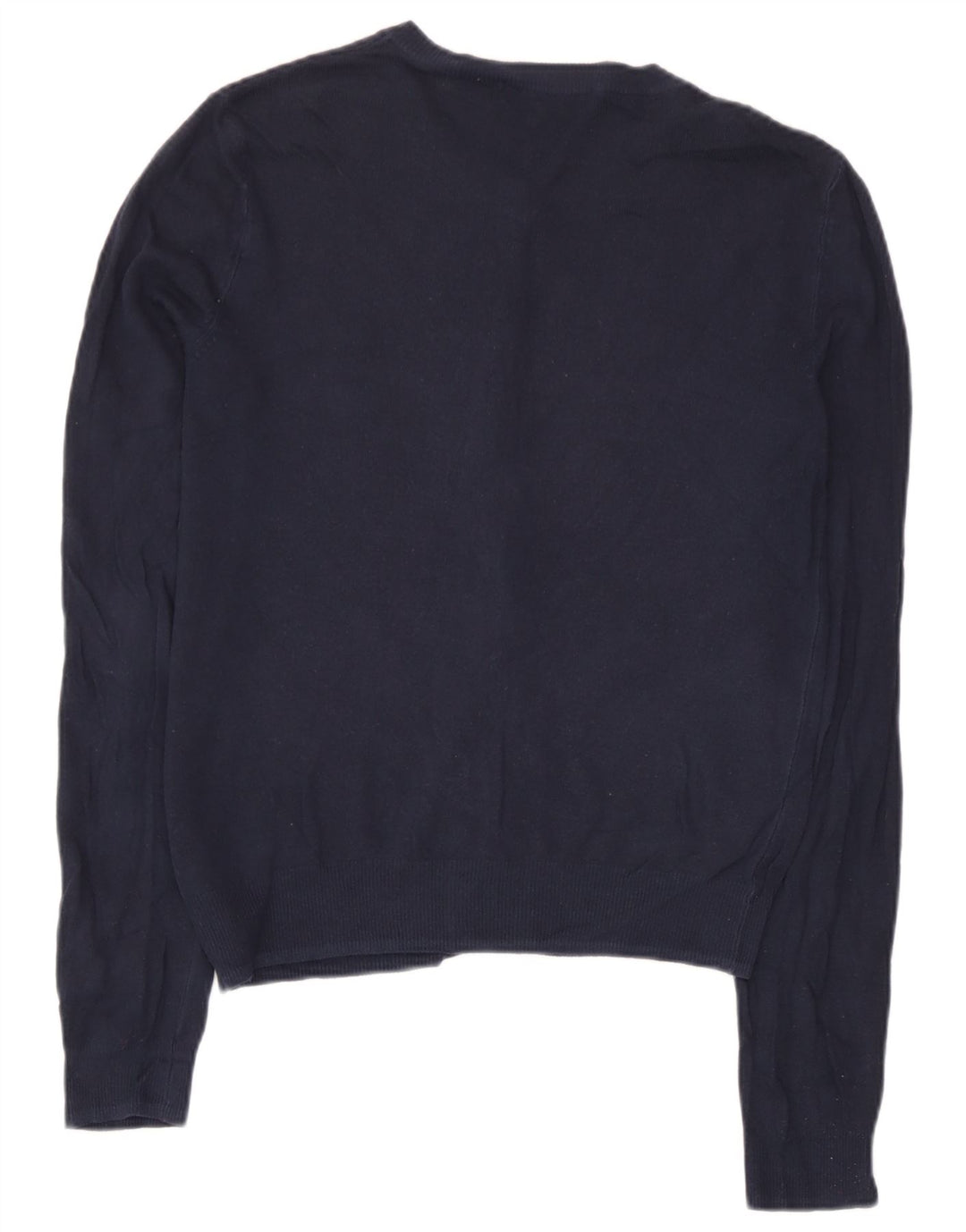 Marks & Spencer Damen-Cardigan-Pullover UK 10 Small Marineblaue Viskose