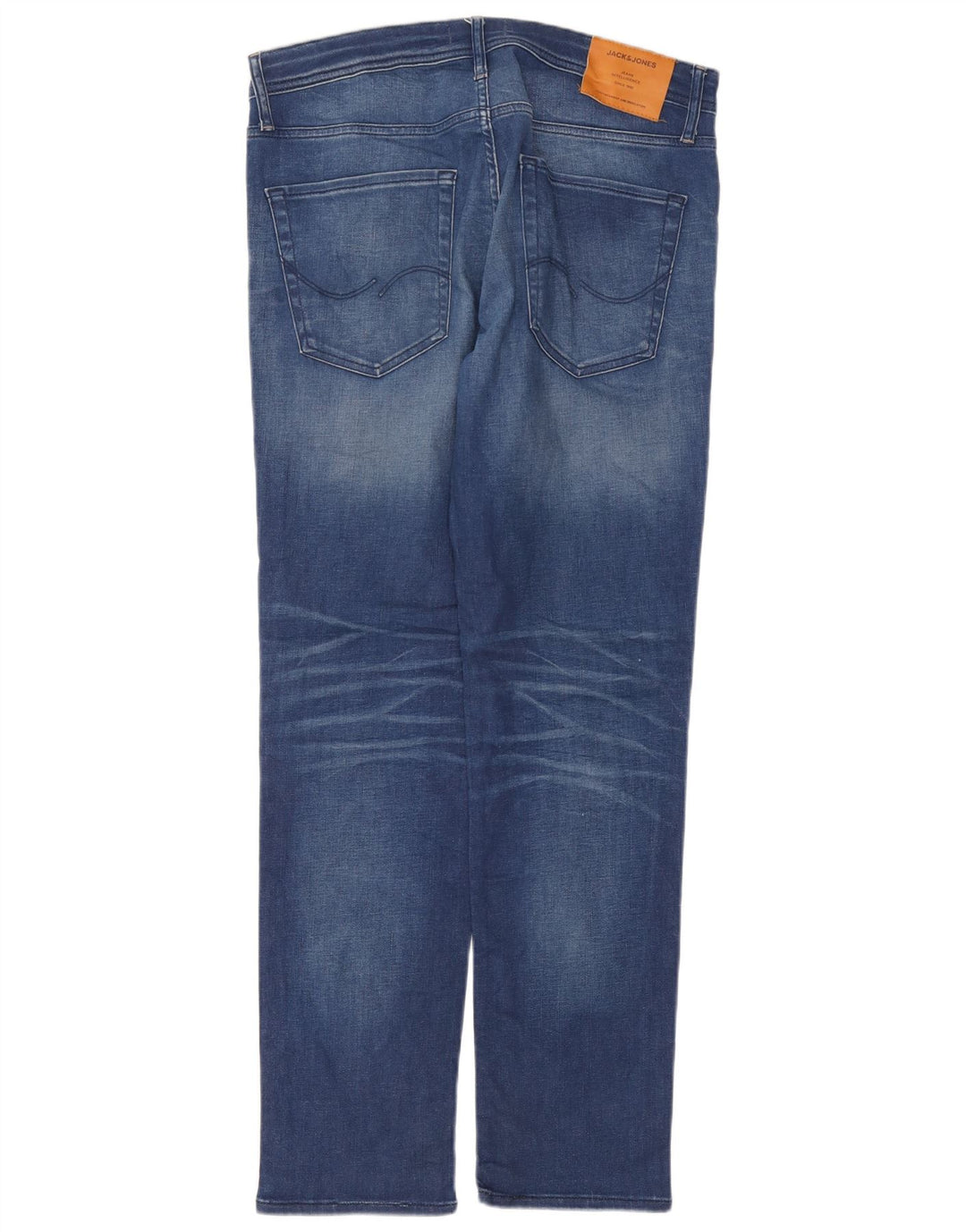 Jack & Jones Herren Tim Slim Straight Jeans W34 L32 Blau
