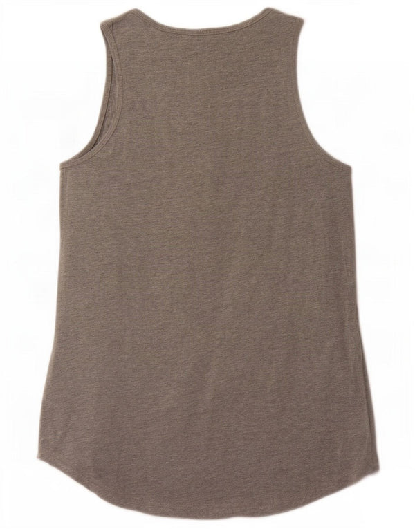 Champion Womens Heritage Fit Graphic Vest Top UK 12 Mittelgrau meliert