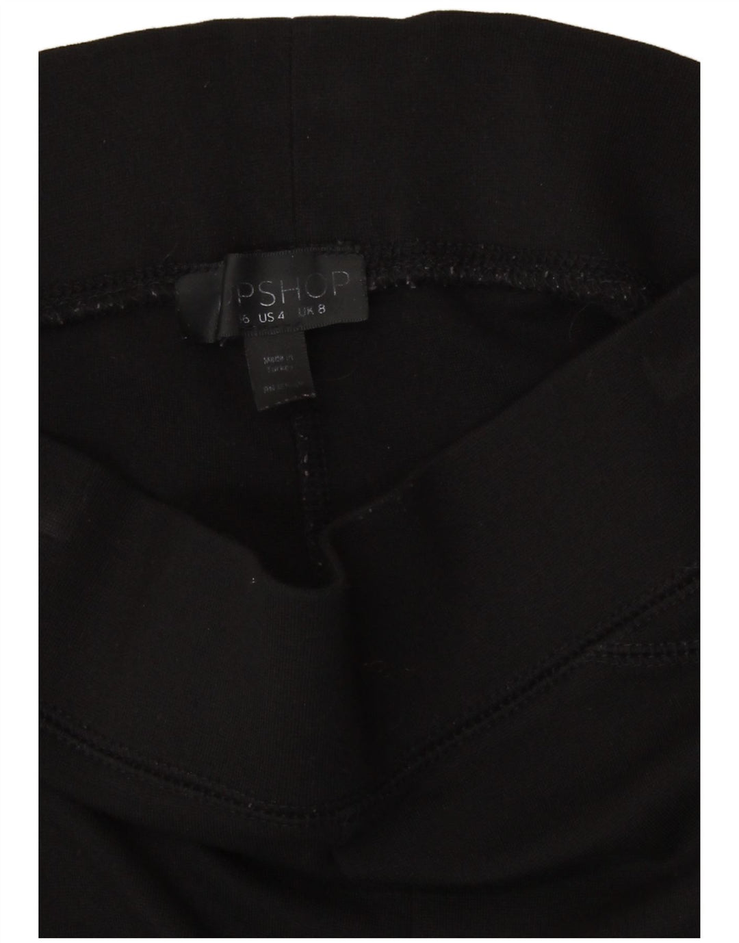 Topshop Damen Leggings UK 8 Small Schwarz