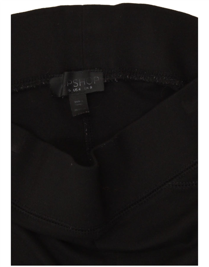 Topshop Damen Leggings UK 8 Small Schwarz