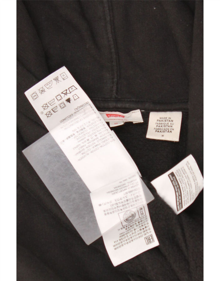 LEVI'S Damen-Pullover mit übergroßem grafischem Kapuzenpullover, UK 14, mittelschwarz, Baumwolle