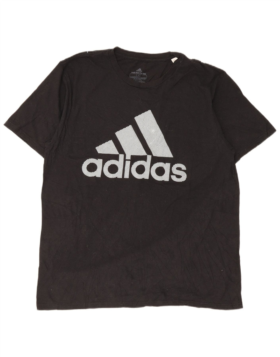 Adidas Herren Grafik T-Shirt Top Large Schwarz