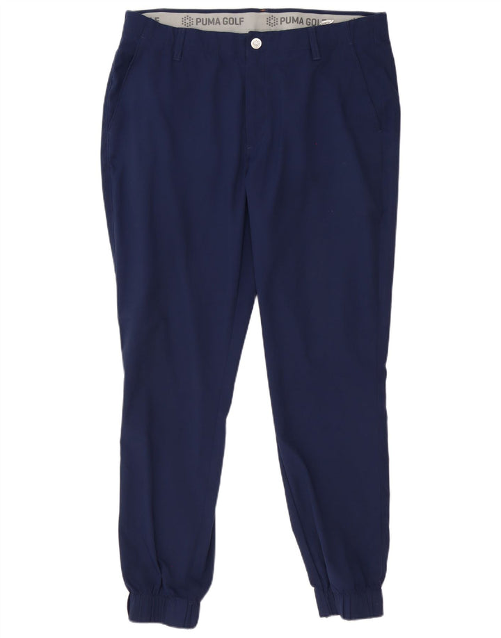 Puma Herren Golf Jogger Chino Hose W36 L30 Marineblau Polyester