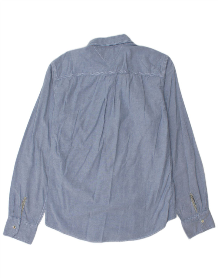 Tommy Hilfiger Herrenhemd Mittelblau