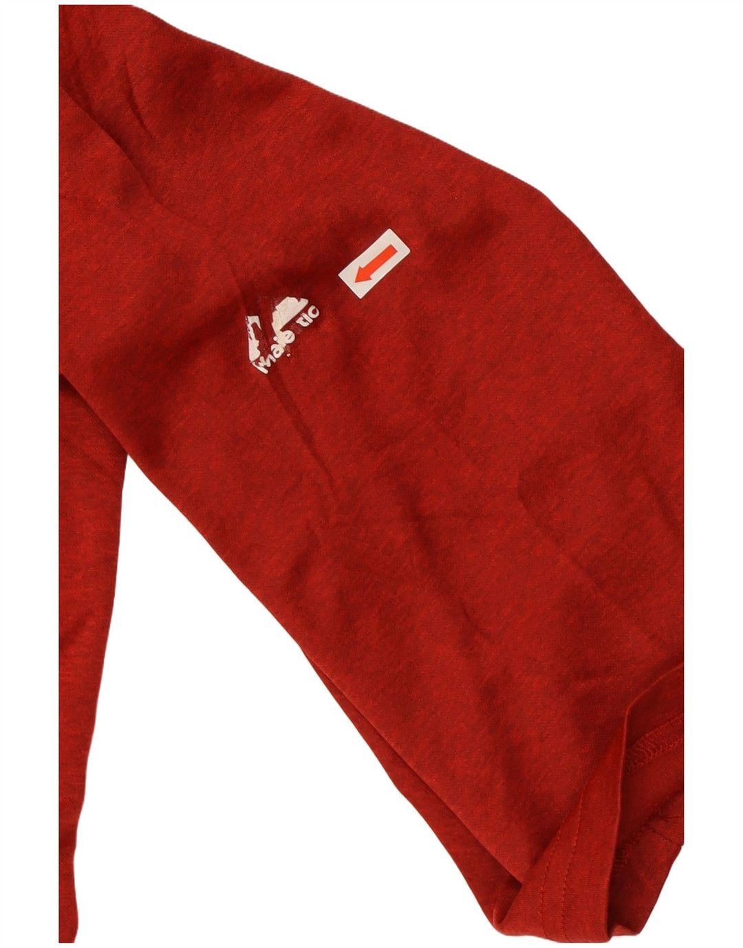 Majestic Herren T-Shirt Top Large Rot Polyester Sport