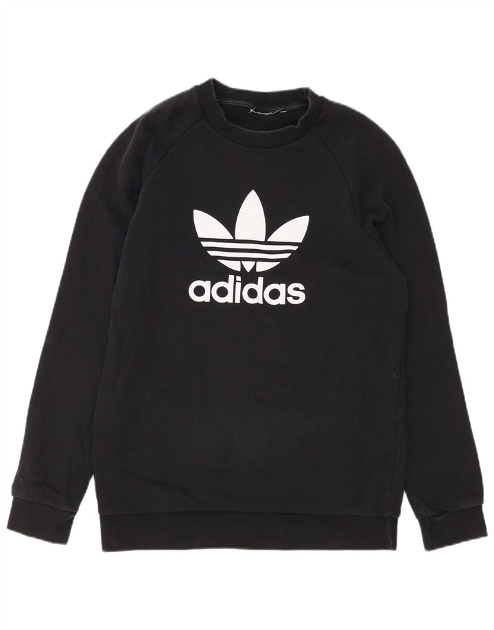 Adidas Herren Graphic Sweatshirt Pullover Small Schwarz