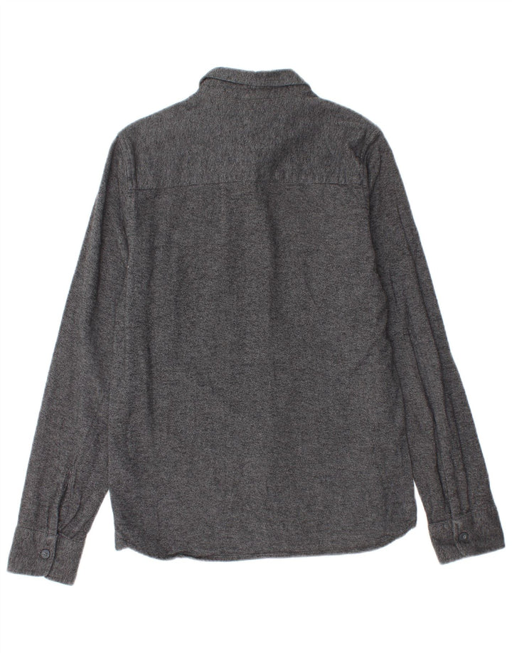 Mountain Warehouse Flanellhemd für Jungen, 14–15 Jahre, Größe S, Grau, Baumwolle