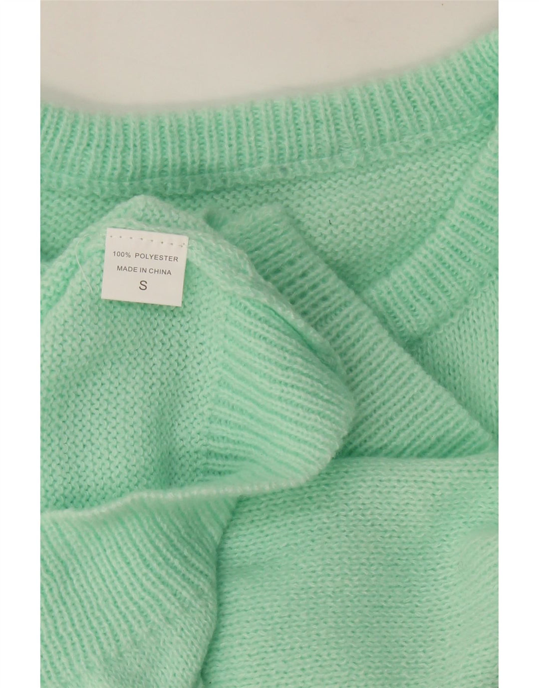 VINTAGE Womens Oversized Cardigan Sweater UK 10 Small Green Polyester Vintage Vintage and Second-Hand Vintage from Messina Hembry 