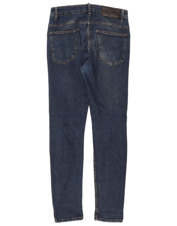 Zara Herren Skinny Jeans EU 40 Medium W31 L30 Blaue Baumwolle