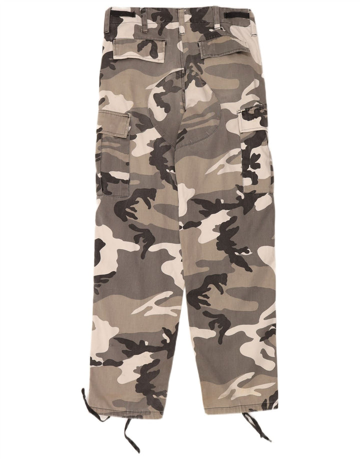 VINTAGE Herren-Cargohose, normal, Größe S, W31,5 L32,5, Grautarnung