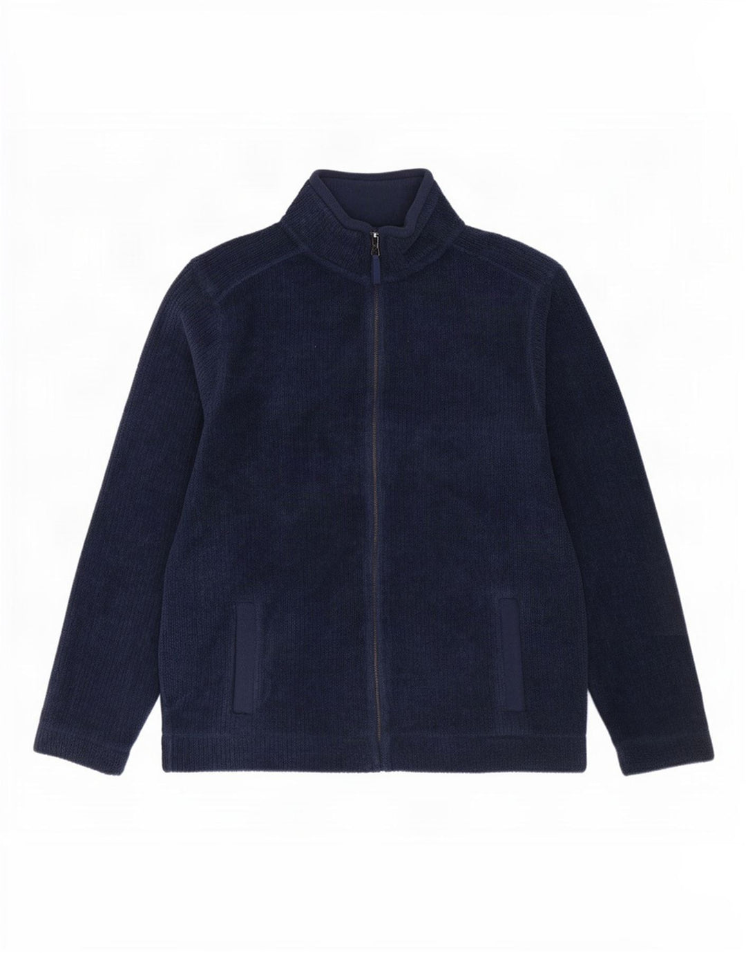 Marks & Spencer Herren-Fleecejacke mit normaler Passform, UK 38, mittelmarineblau