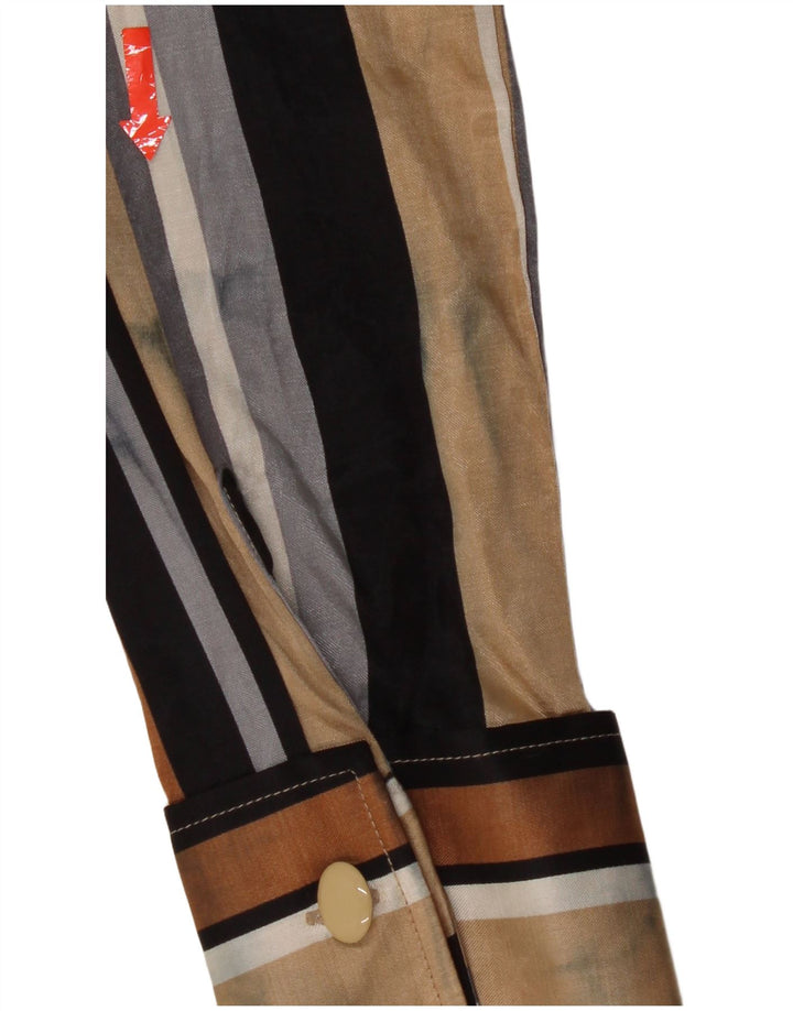 Naracamicie Damen-Hemdbluse, Größe M, mehrfarbig, gestreift, Viskose, UK 12