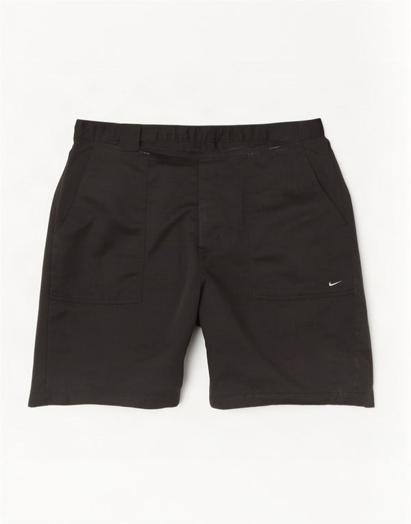 Nike Herren Chino Shorts W38 XL Schwarz Polyester