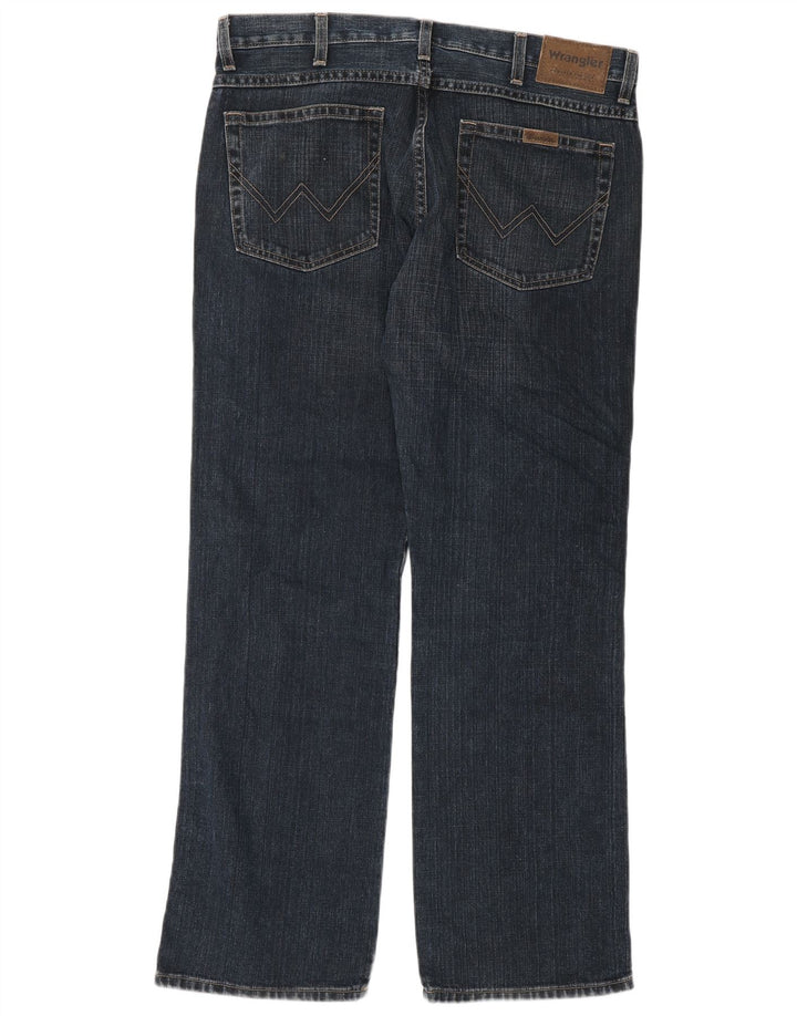 Wrangler Herren Bootcut Jeans W34 L32 Blaue Baumwolle