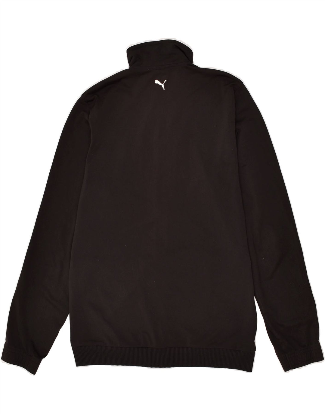 PUMA Girls Graphic Tracksuit Top Jacket 15-16 Years Black Polyester | Vintage Puma | Thrift | Second-Hand Puma | Used Clothing | Messina Hembry 