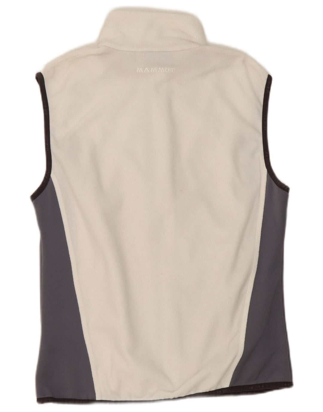 Mammut Damen Fleeceweste UK 16 Large Weiß Colourblock Polyester