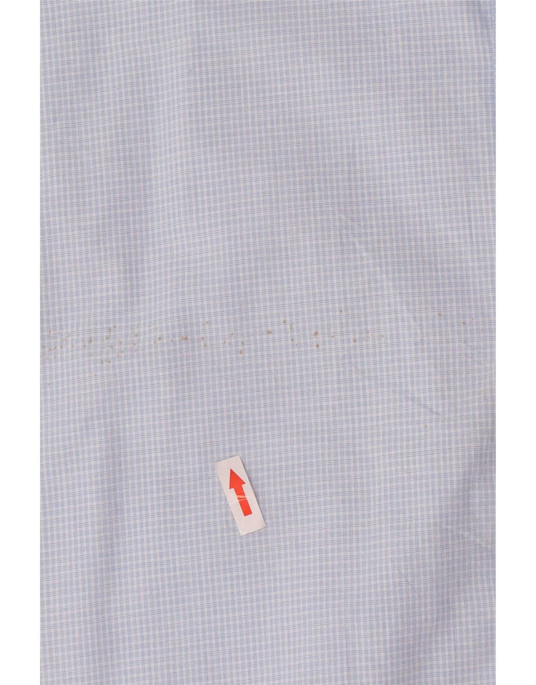 Chaps Herren pflegeleichtes Kurzarmhemd XL, blau kariert, Baumwolle