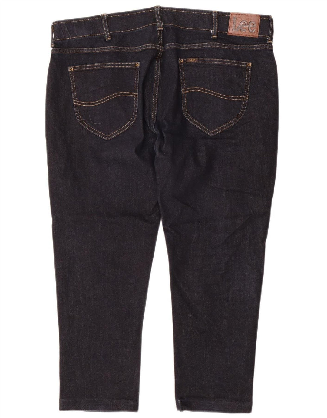 Lee Herren Straight Tapered Jeans W38 L26 Marineblau