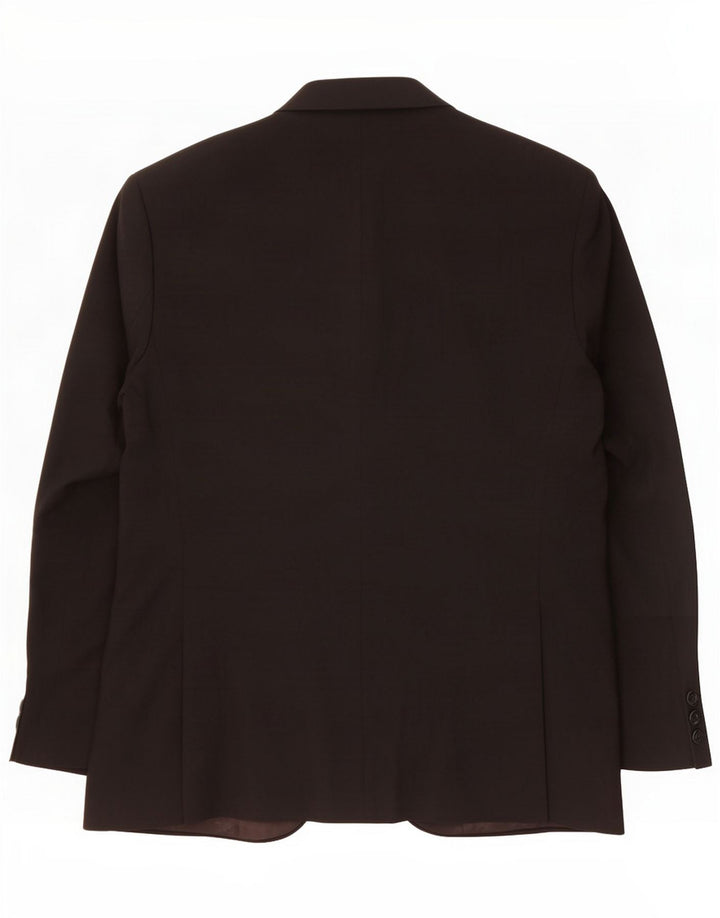 Marks & Spencer Herren-Blazer mit 2 Knöpfen, UK 52 3XL, Schwarz, Polyester