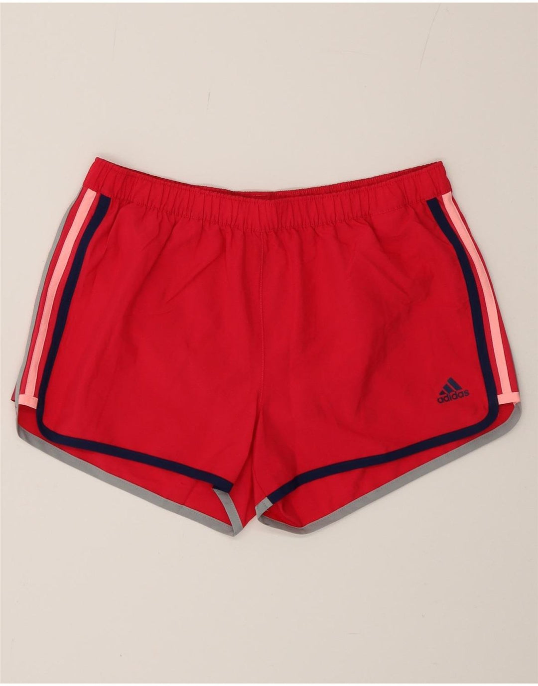 ADIDAS Damen Climalite Sport Shorts UK 10 Small Rosa Polyester