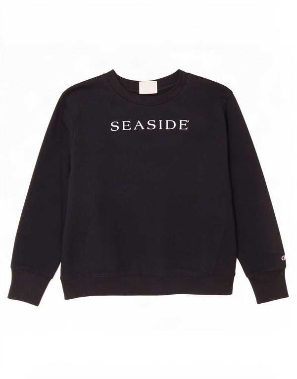 Champion Damen Seaside Graphic Sweatshirt Pullover UK 18 XL Marineblau