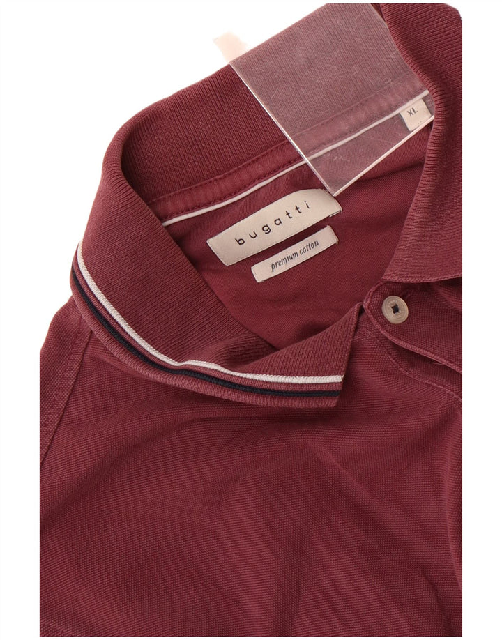 Bugatti Herren Poloshirt XL Kastanienbraun