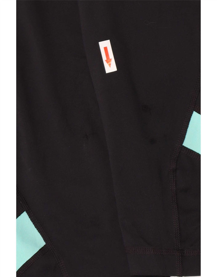 Fila Capri-Leggings für Damen, UK 12, Mittelschwarz, Farbblock