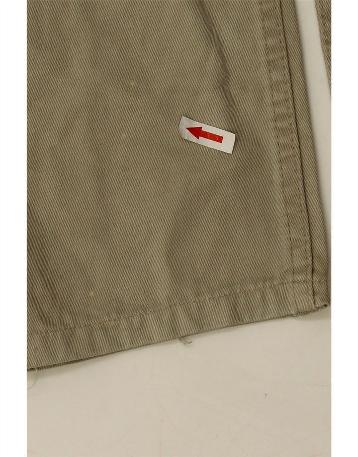 Lee Herren Chicago Straight Jeans W32 L30 Khaki Baumwolle