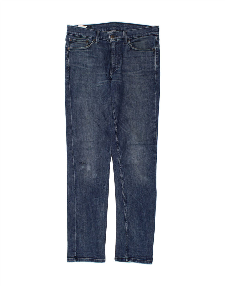 LEVI'S Mens Slim Jeans W32 L34 Blue Cotton Vintage Levi's and Second-Hand Levi's from Messina Hembry 