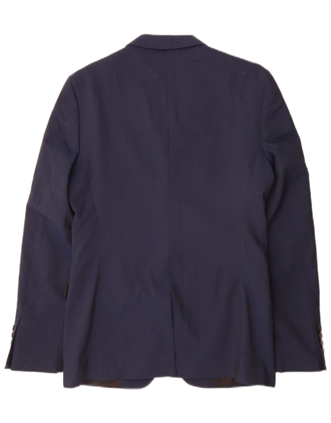 Zara Herren-Blazer mit 2 Knöpfen, EU 48, mittelmarineblau, Polyester