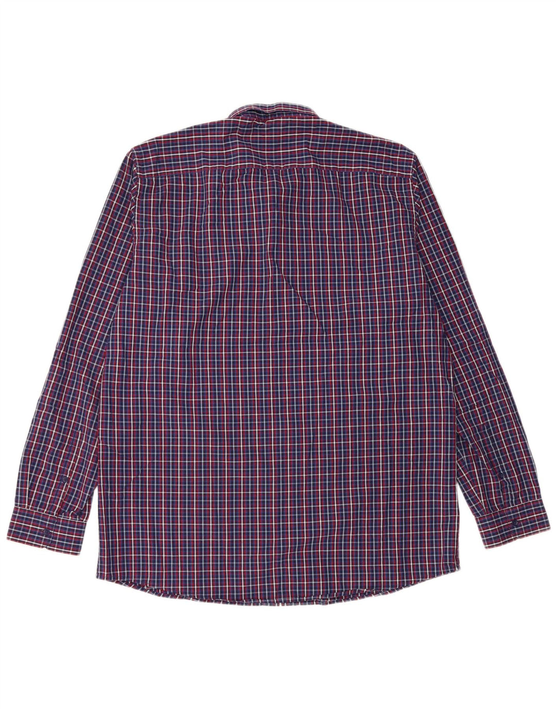 Angelo Litrico Herrenhemd XL, blau kariert, Baumwolle