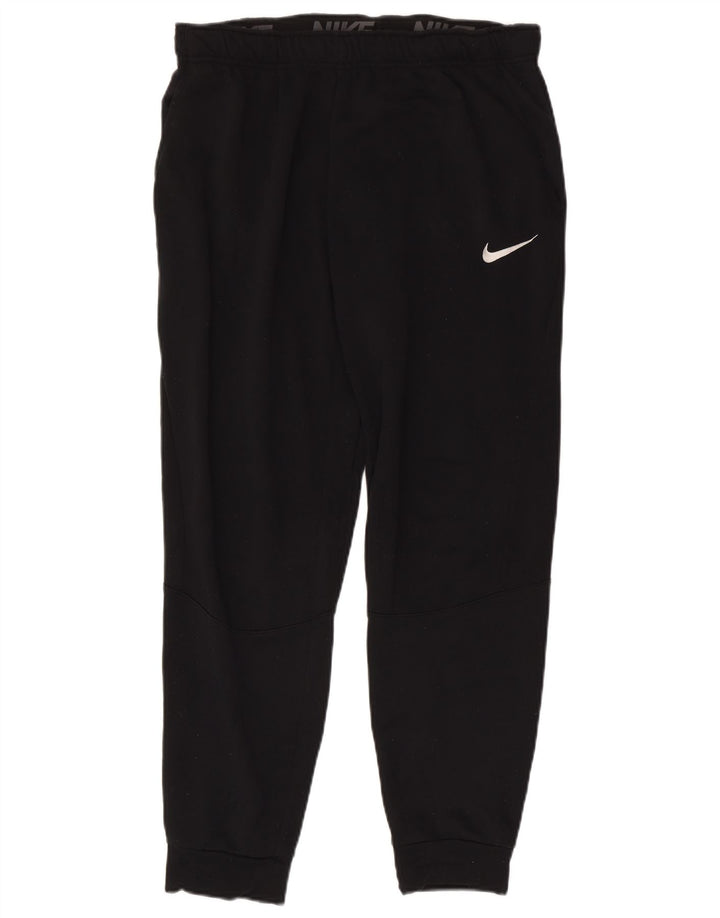 Nike Herren Dri Fit Trainingshose Joggers Large Schwarz Polyester