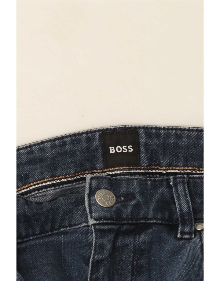 Hugo Boss Herren Slim Jeans W32 L30 Marineblau