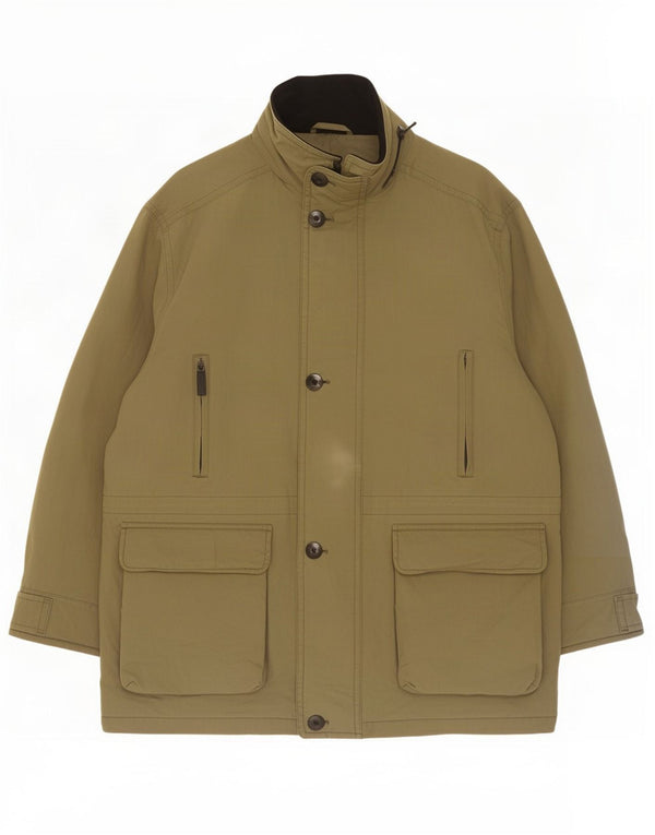 Marks & Spencer Herren-Windbreaker-Jacke, UK 44/46, XL, Khaki, Baumwolle