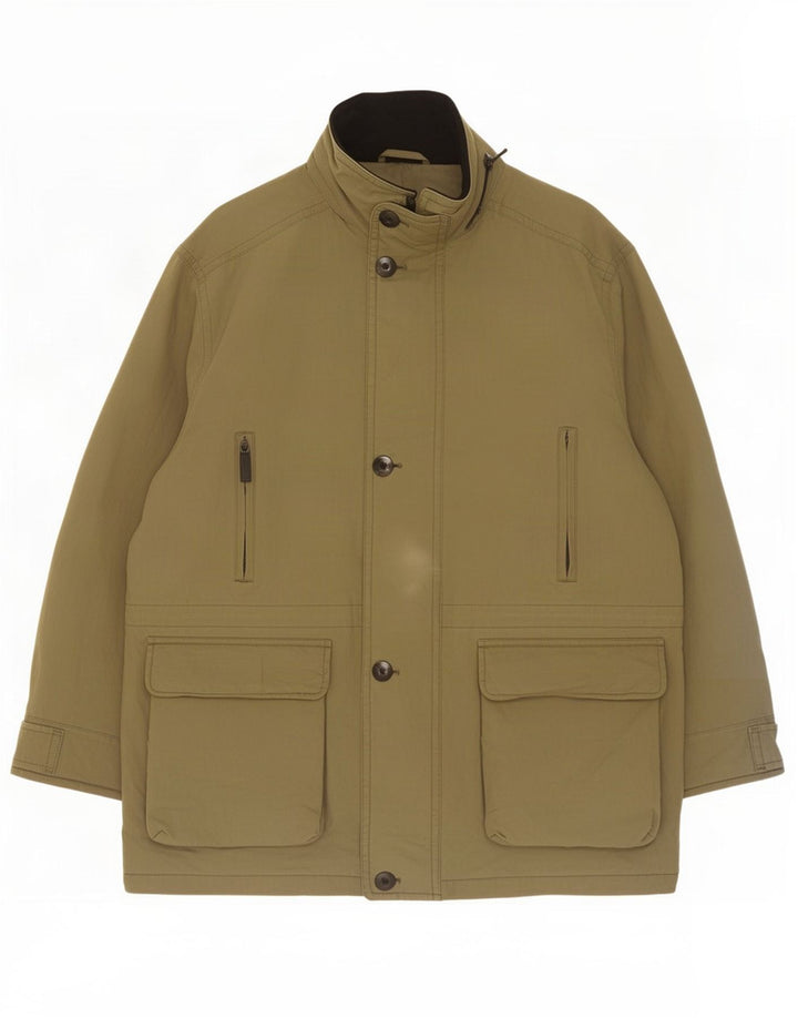 Marks & Spencer Herren-Windbreaker-Jacke, UK 44/46, XL, Khaki, Baumwolle