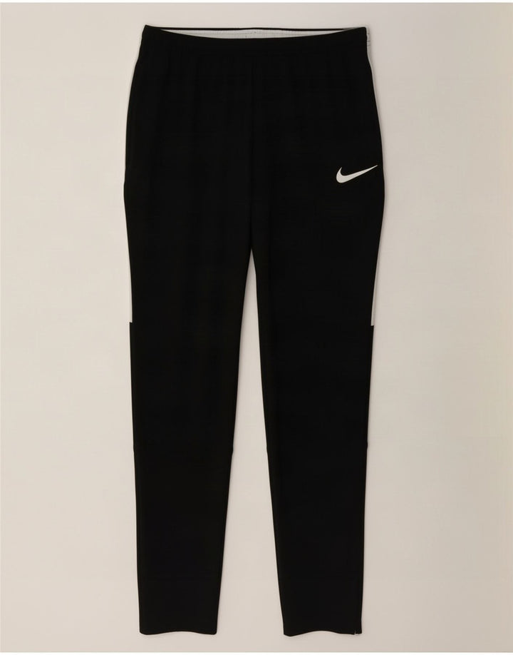 Nike Herren Dri Fit Trainingshose Mittelschwarzes Colourblock-Polyester