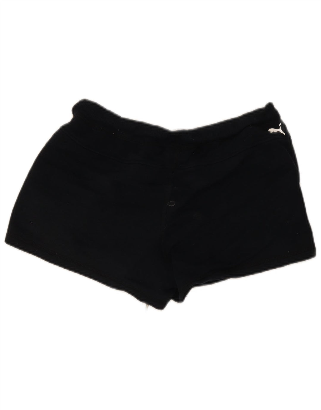 Puma Damen Sportshorts UK 12 Medium Schwarz Baumwolle