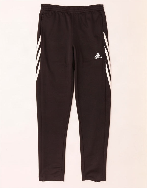 Adidas Jungen Climalite-Trainingshose, 11–12 Jahre, groß, schwarzes Polyester