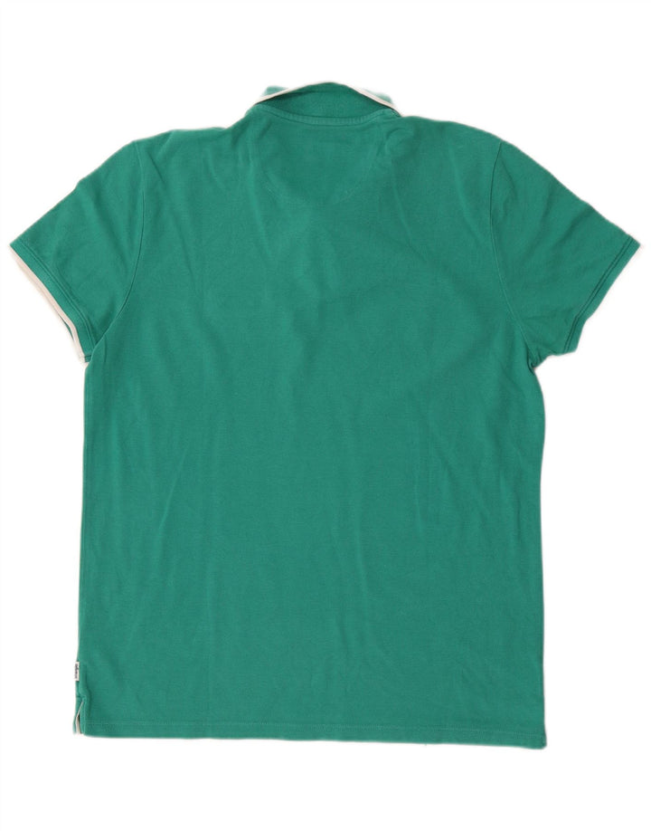 Wrangler Herren-Poloshirt, große grüne Baumwolle